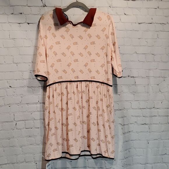 Harkel Maple Jersey Dress in pink dogwood mix NWT - Picture 10 of 13